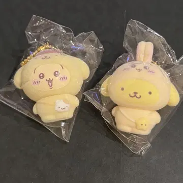 치이카와 산리오 시크릿 플로키 마스코트 참 토끼 푸딩