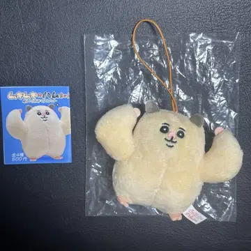 근육질 햄마스코트 봉제 인형 (근육질 포즈)