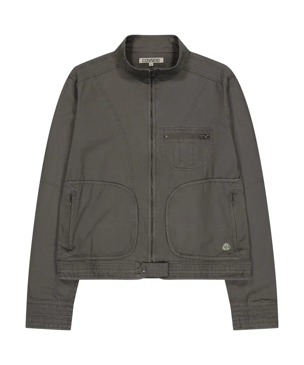 [COYSEIO] Coyseio Binding Cotton Jacket Ash Brown