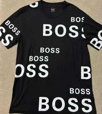 BOSS 로고 티셔츠 L 사이즈 블랙