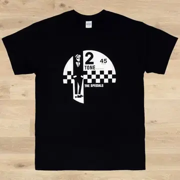 2 Tone Records 로고 티셔츠 Specials/스카/SKA