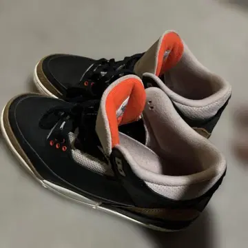 Air Jordan 3 블랙/오렌지