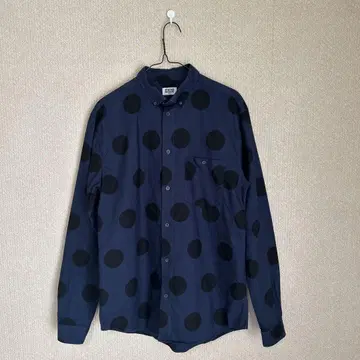 MTWTFSS WEEKDAY H&M 도트 무늬 셔츠
