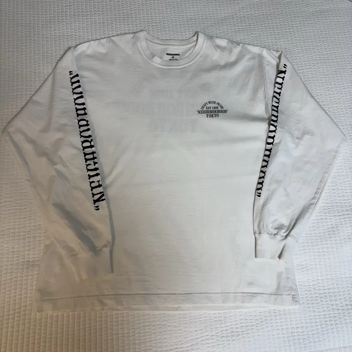 Neighborhood Long Sleeve White M