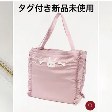 아마벨 푹신푹신 토끼 아플리케 토트