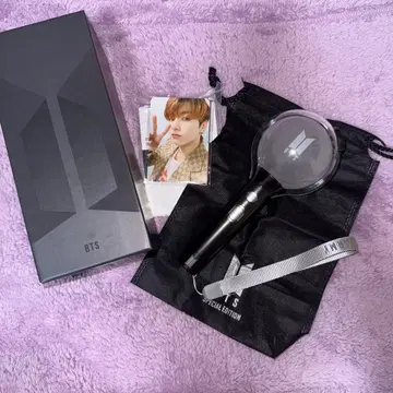 BTS 응원봉 스페셜 에디션 포토 카드 포함