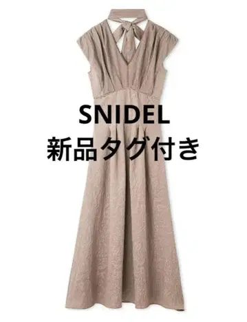 SNIDEL 자카드 민소매 원피스 미사용 새상품 스나이델 원피스