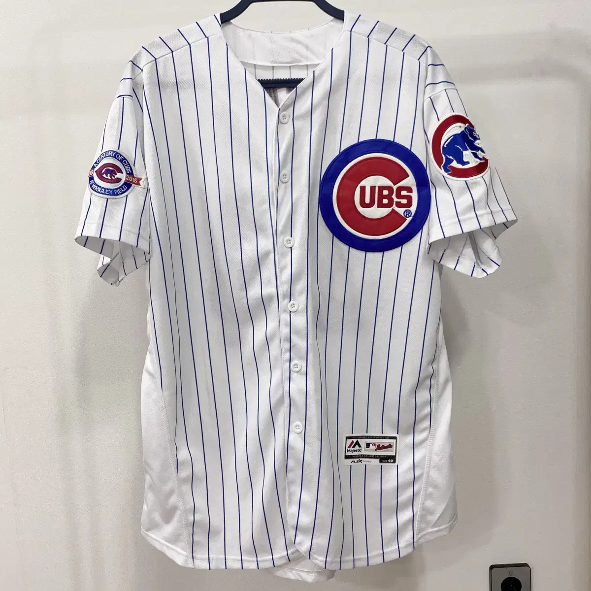 [2XL] Majestic Chicago Cubs Zone Lester Jersey