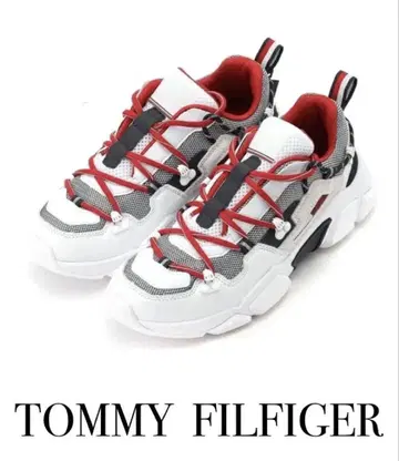 TOMMY HILFIGER 타미힐피거 스포츠 스니커즈 화이트 27.5cm