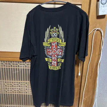 DOG TOWN 40주년 스컬 디자인 티셔츠 L 사이즈 블랙