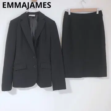 EMMAJAMES 비즈니스 정장 스커트 정장 세트업 블랙 7AR
