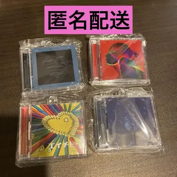 마카로니 연필 CD풍 키링 4종 세트 마카엔