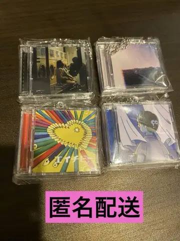마카로니 연필 CD풍 키링 4종 세트 마카엔