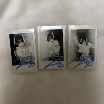 NANIMONO 유노 오유타 친필 사인 폴라로이드 3장 세트