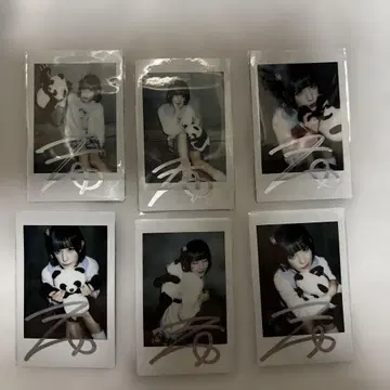 NANIMONO 유노 오유타 사인 포함 체키 6장 세트