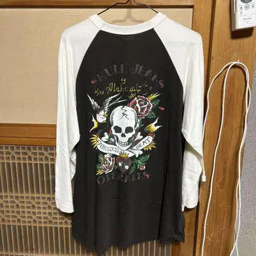 SKULL JEANS 스컬 청바지 긴팔 티셔츠 사이즈 40
