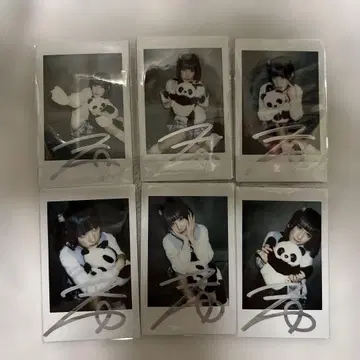 NANIMONO 유노 오유타 친필 사인 폴라로이드 6장 세트