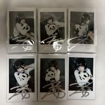 NANIMONO 유노 오유타 친필 사인 폴라로이드 6장 세트