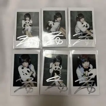 NANIMONO 유노 오유타 친필 사인 폴라로이드 6장 세트