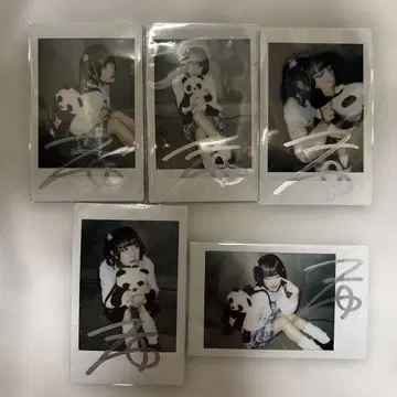 NANIMONO 유노 오유타 친필 사인 폴라로이드 5장 세트