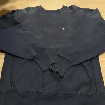 챔피온 리버스 위브 90s 눈이 있는 네이비 NAVY L 사이즈