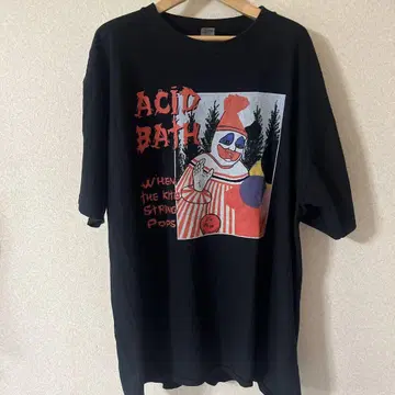 ACID BATH 티셔츠 광대 디자인 2XL