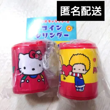 산리오 캐릭터즈 코인 실린더 패티 & 지미 키티 2종 가챠