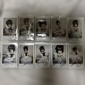 NANIMONO 유노 오유타 친필 사인 폴라로이드 10장 세트