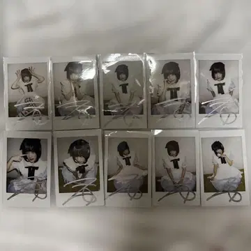 NANIMONO 유노 오유타 친필 사인 폴라로이드 10장 세트