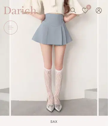 Darich 아름다운 실루엣 미니 스커트