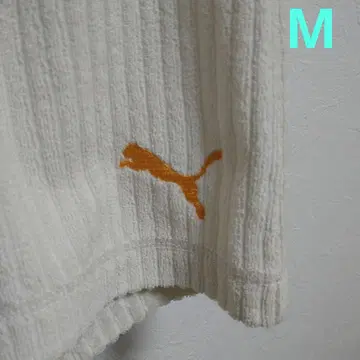 새상품 푸마 파일 원단 자수 하프 팬츠 M 사이즈