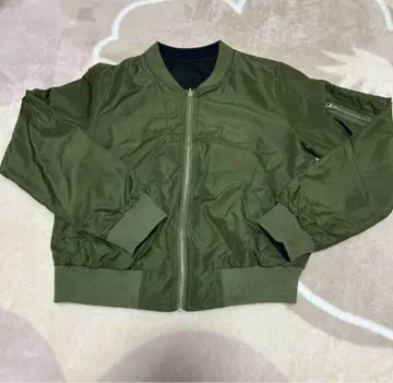 올리브 MA-1 스타일 자켓