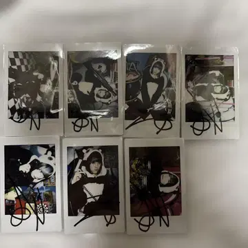 NANIMONO 유노 오유타 친필 사인 폴라로이드 7장 세트