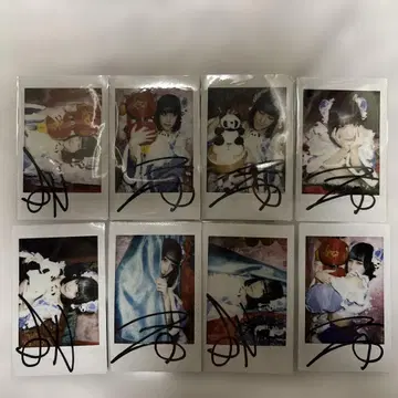 NANIMONO 유노 오유타 친필 사인 폴라로이드 8장 세트