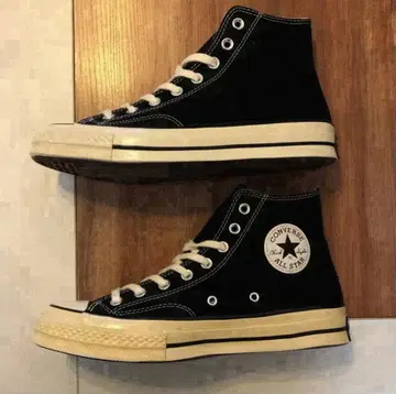 새상품 블랙 하이컷 ct70 hi cut 28cm