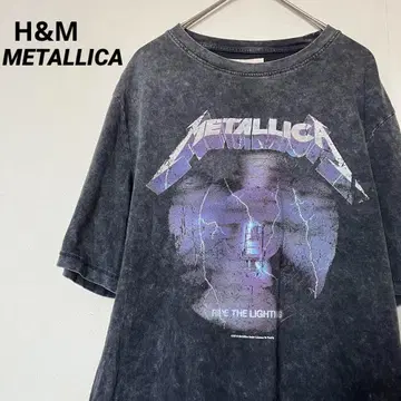 METALLICA 메탈리카 H&M 티셔츠 그레이
