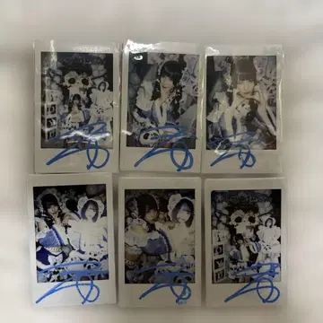 NANIMONO 유노 오유타 생일 친필 사인 폴라로이드 6장 세트