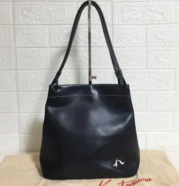 no35361 KITAMURA 키타무라 천연 가죽 토트 백