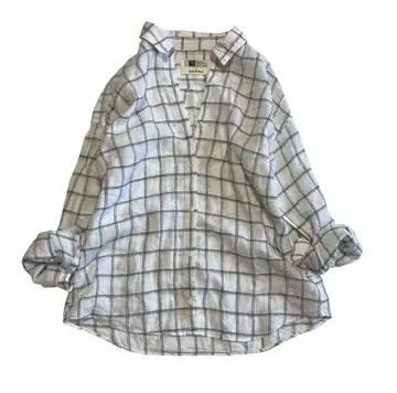 새상품급 Spick & Span 베어드 맥너트 아이리쉬 린넨 셔츠