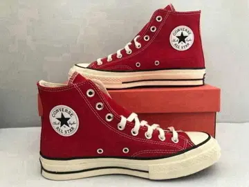 새상품 빨간색 하이컷 Chuck Taylor CT70 28cm