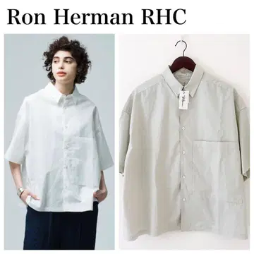 새상품 Ron Herman RHC 클래식 셔츠 반팔 포켓 그레이 F