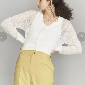 메쉬 가디건