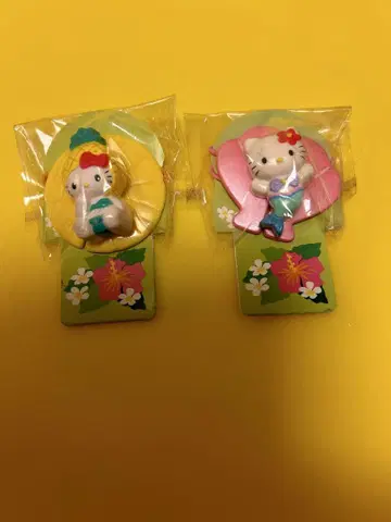 레트로 산리오 헬로키티 헤어 밴드 세트 하와이안 인어 파인