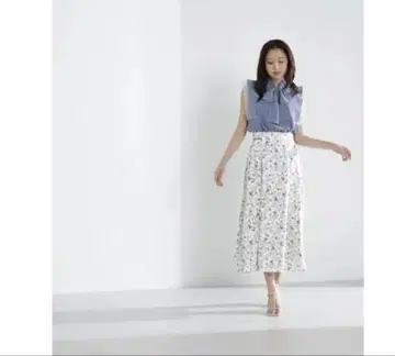 플레어 롱 스커트