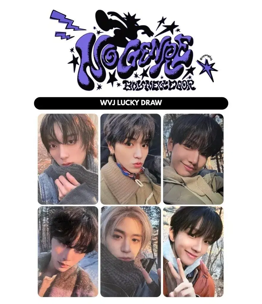 boynextdoor Genreless weverse japan ld wts sungho riwoo myun jaehyun taesan han woonhak