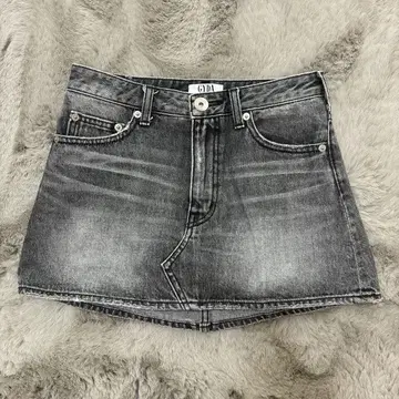 GIDA 그레이 데님 이너 스커트