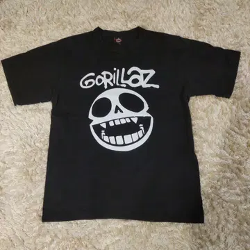 Gorillaz 블랙 티셔츠 100% 코튼