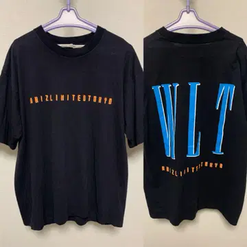 WHIZLIMITED 위즈 리미티드 양면 프린트 티셔츠 블랙 M 사이즈