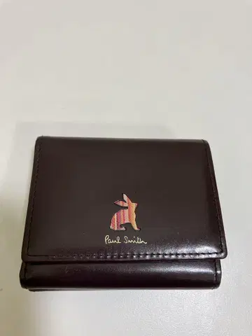 폴스미스 3단 폴더형 지갑 다크 브라운