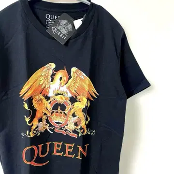 새상품 QUEEN 퀸 티셔츠 XL 블랙